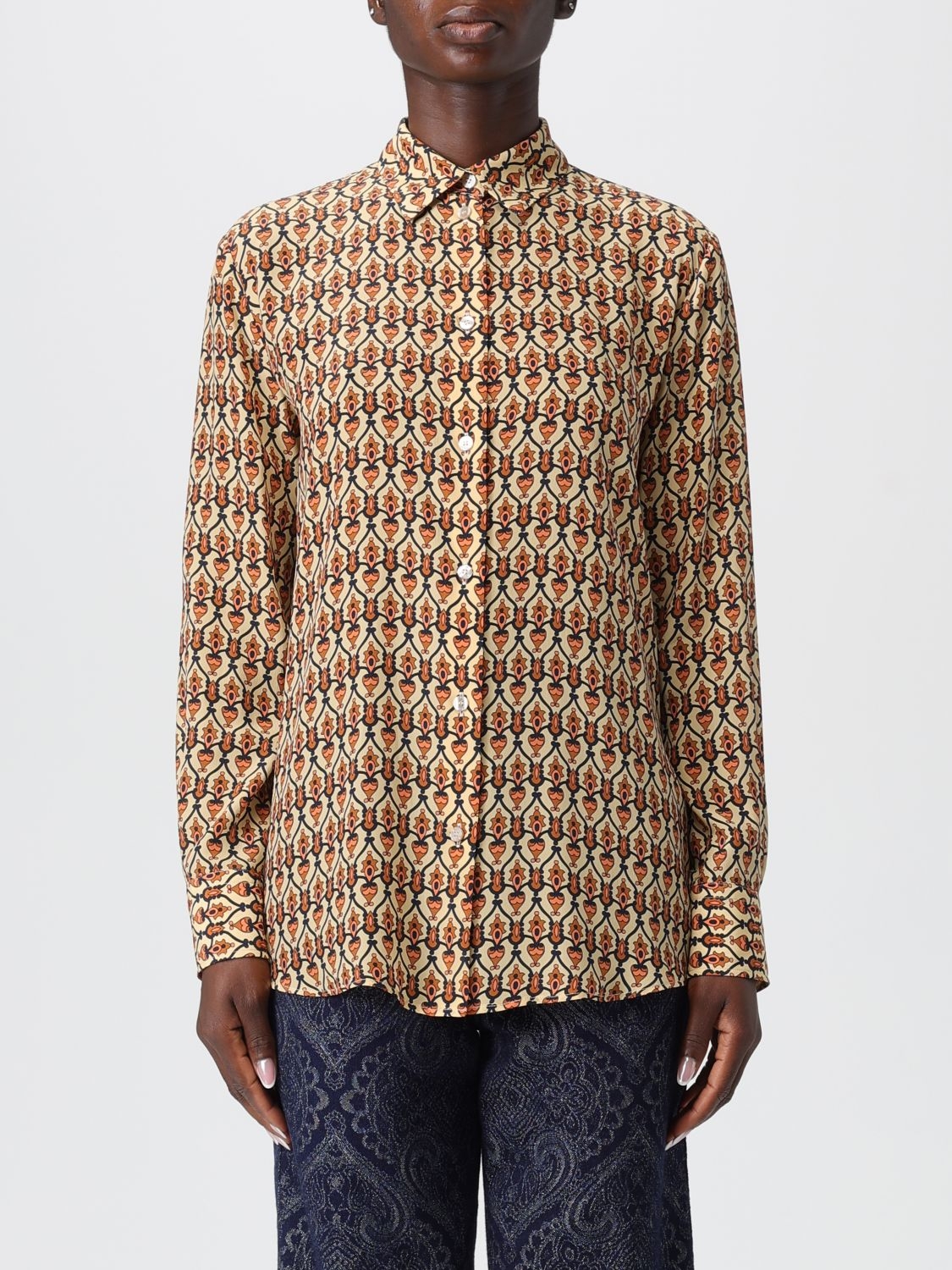 [Etro] Shirts Long Sleeve FW25 WRIA001399SA1J5 X0823
