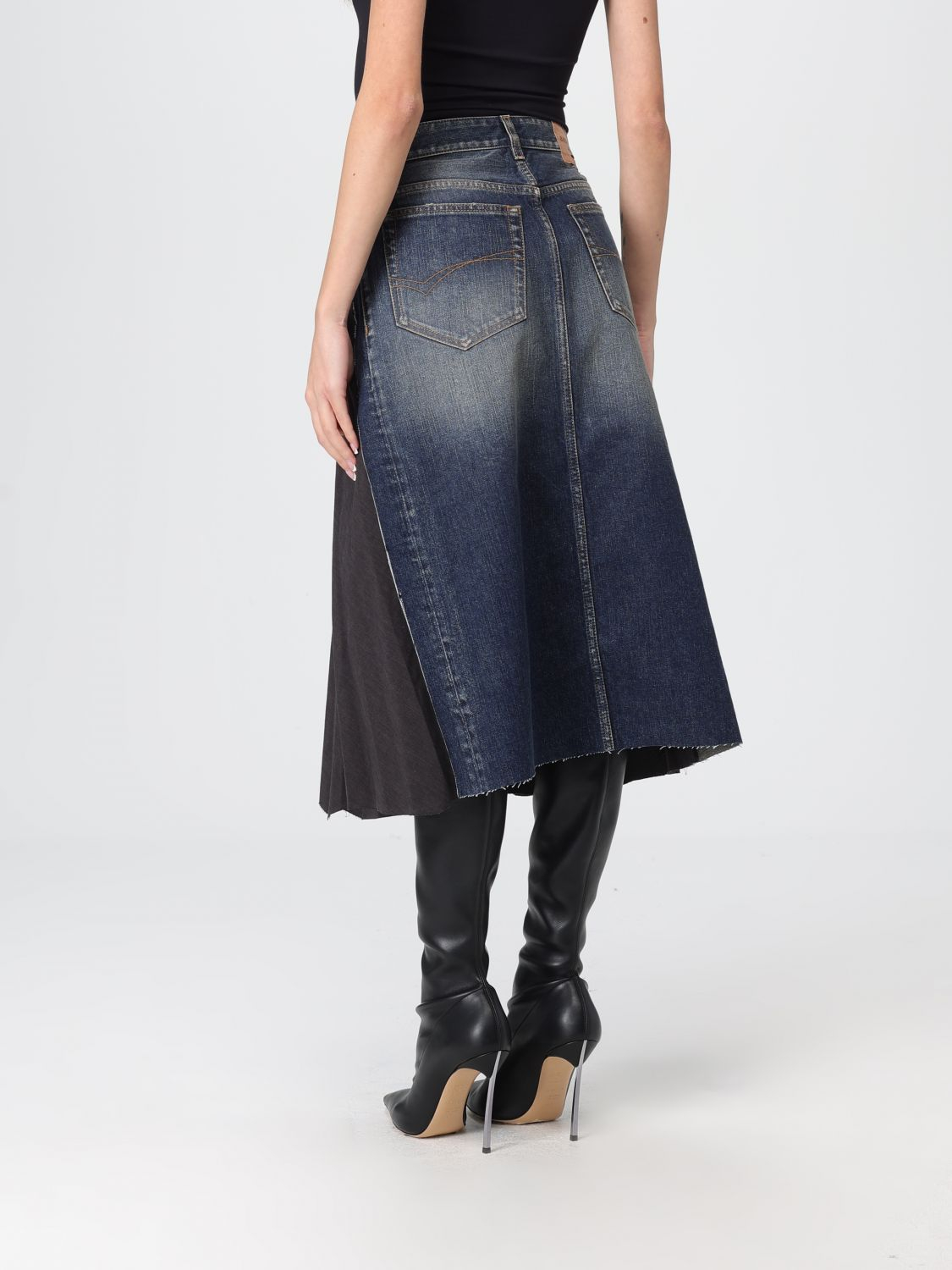 [Balenciaga] Midi skirt FW25 838770TST05 1000