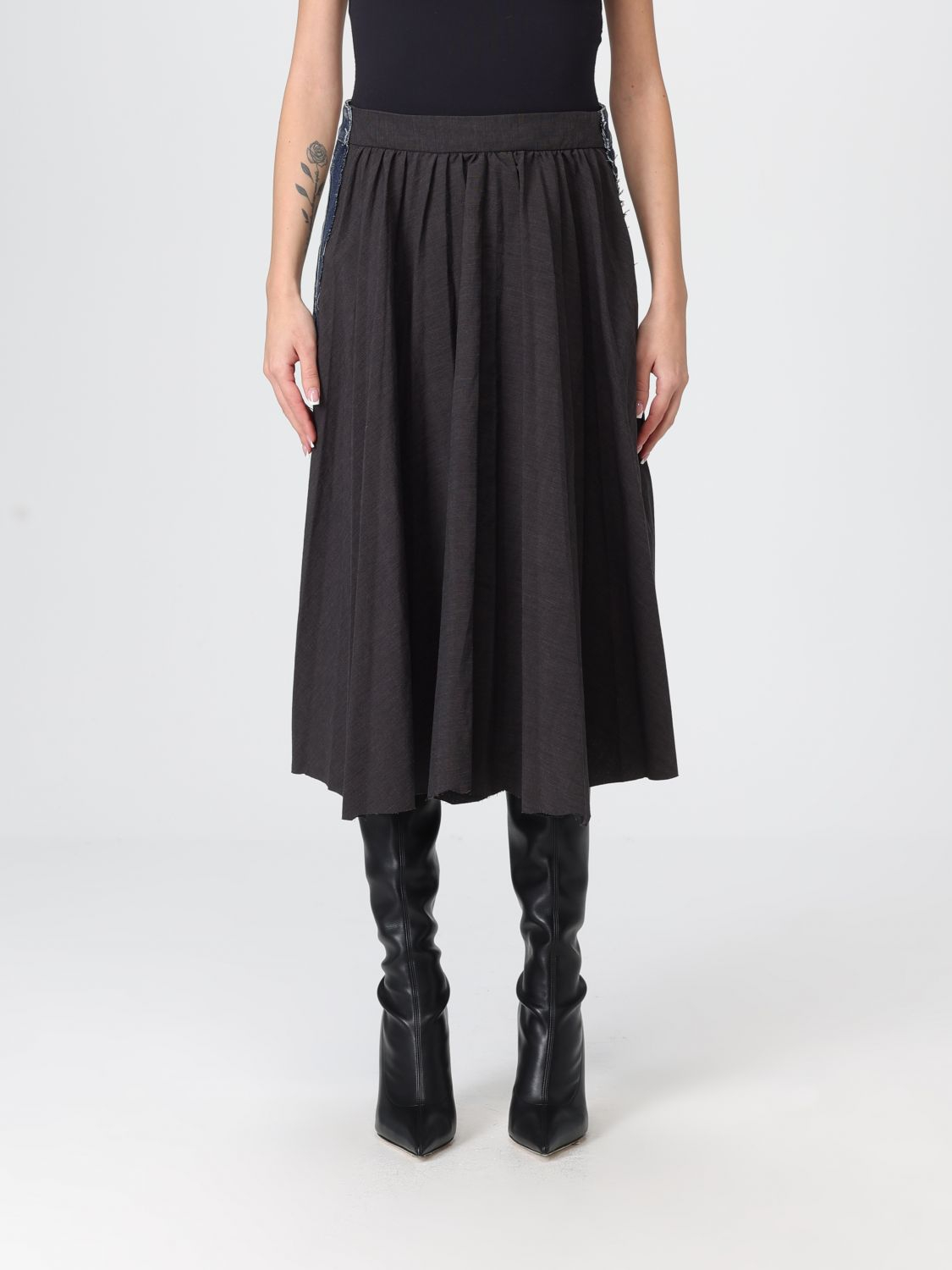 [Balenciaga] Midi skirt FW25 838770TST05 1000