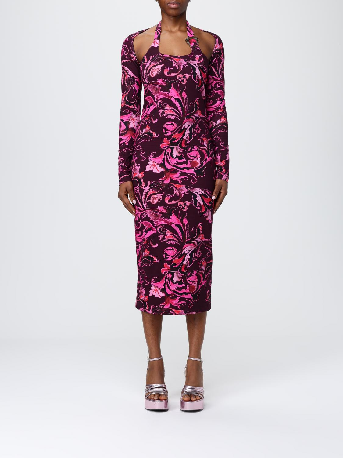[VERSACE JEANS COUTURE] Long sleeve dress FW25 79HAO972JS518 317