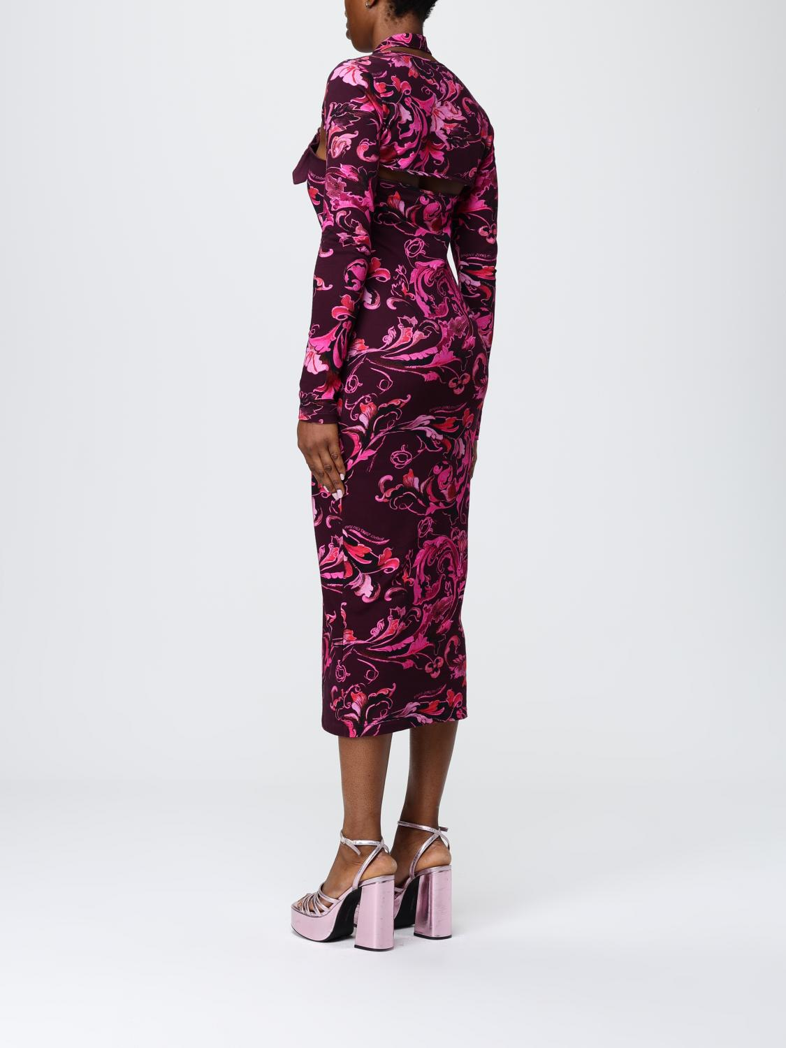 [VERSACE JEANS COUTURE] Long sleeve dress FW25 79HAO972JS518 317