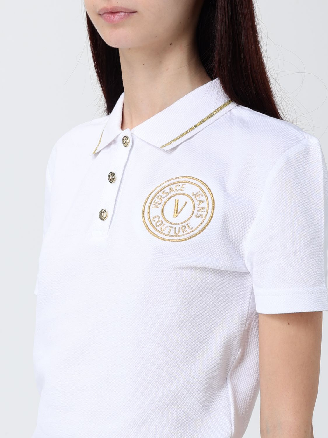 [VERSACE JEANS COUTURE] T-shirts Short Sleeve FW25 79HAGT00CJ01T G03