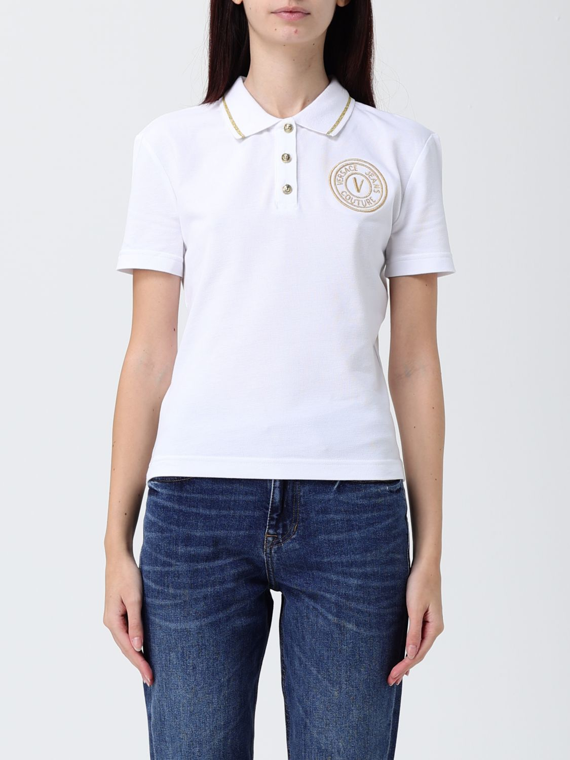 [VERSACE JEANS COUTURE] T-shirts Short Sleeve FW25 79HAGT00CJ01T G03