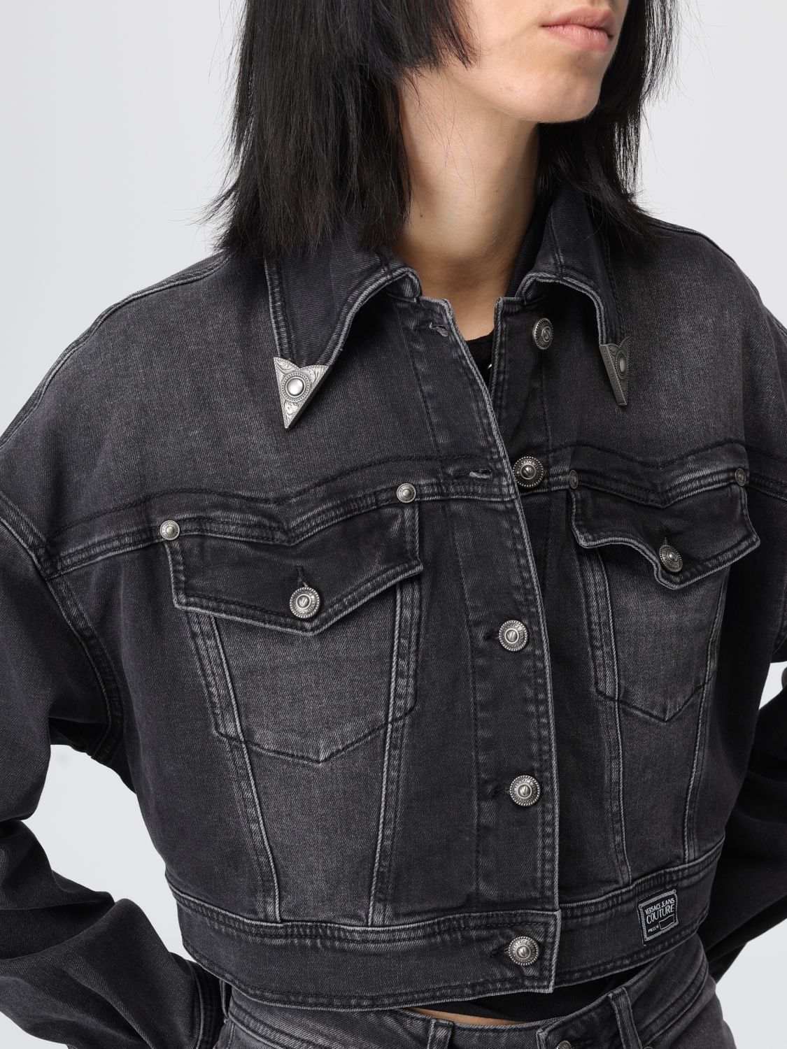 [VERSACE JEANS COUTURE] Denim Jacket FW25 79HAS403CDWRC 909