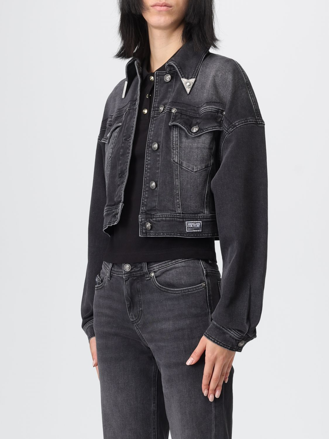 [VERSACE JEANS COUTURE] Denim Jacket FW25 79HAS403CDWRC 909