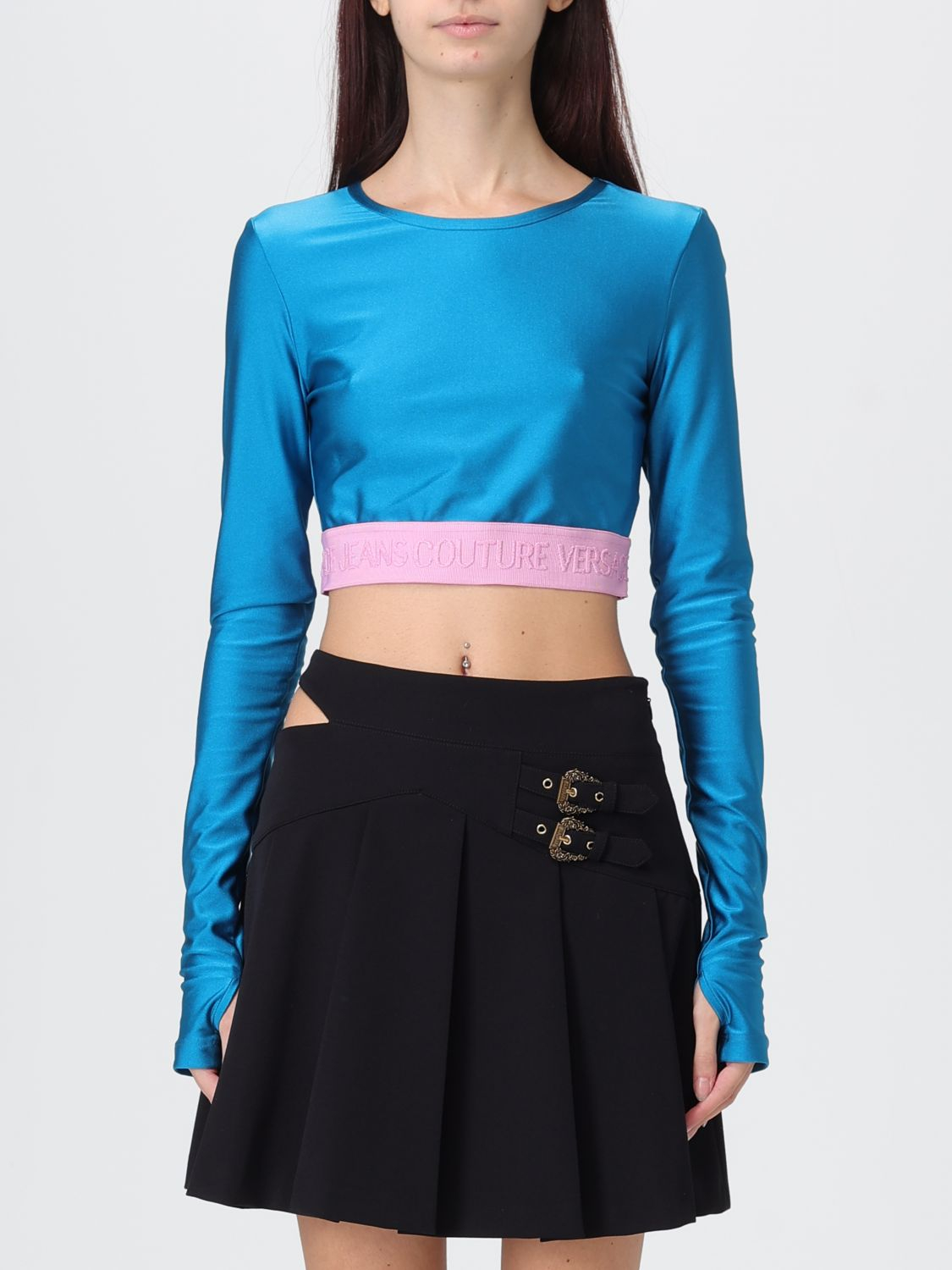 [VERSACE JEANS COUTURE] Shirts Long Sleeve FW25 79HAH218N0008 296