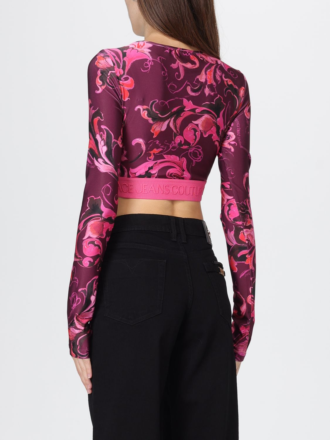 [VERSACE JEANS COUTURE] T-shirts Long Sleeve FW25 79HAH218JS501 317