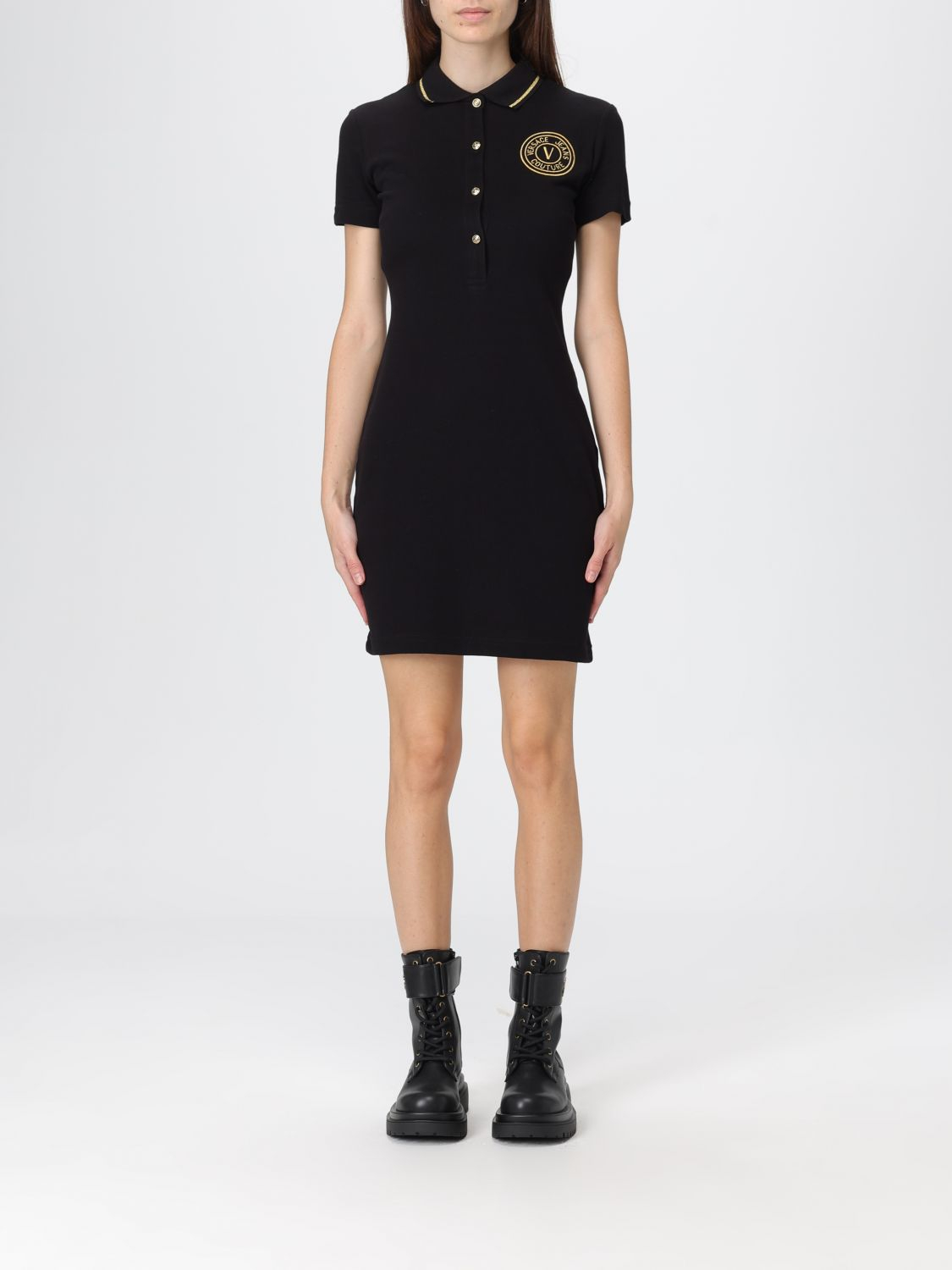 [VERSACE JEANS COUTURE] Sleeveless dress FW25 79HAOT01CJ01T G89