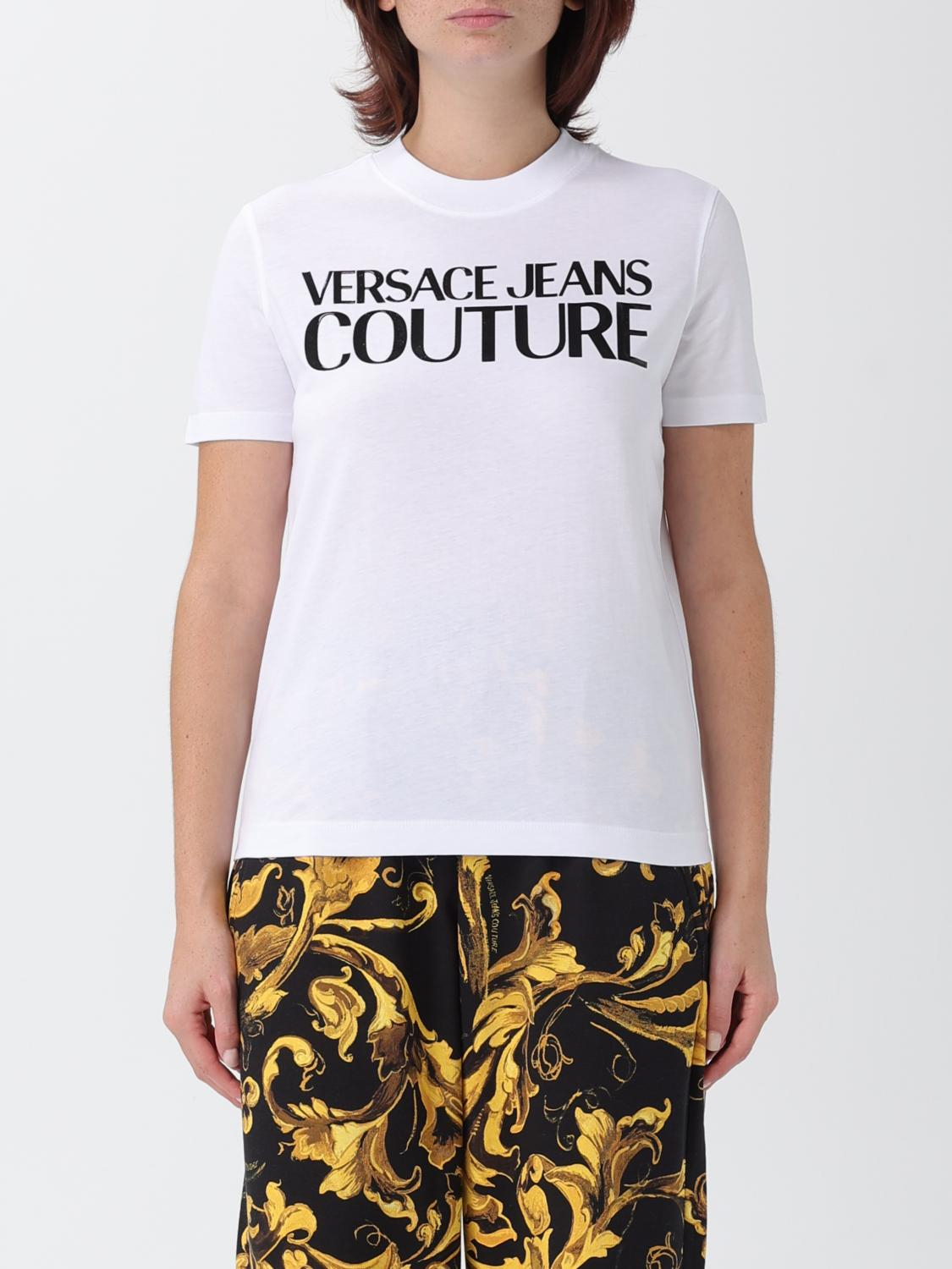 [VERSACE JEANS COUTURE] T-shirts Short Sleeve FW25 79HAHE05CJ00E 003