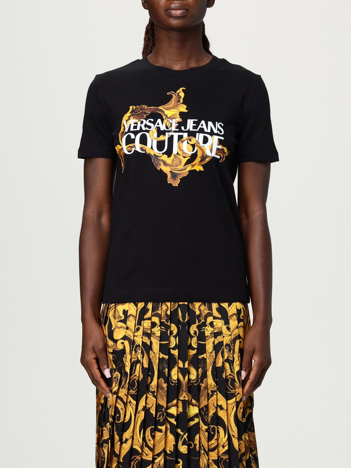 [VERSACE JEANS COUTURE] T-shirts Short Sleeve FW25 79HAHE06CJ00E G89