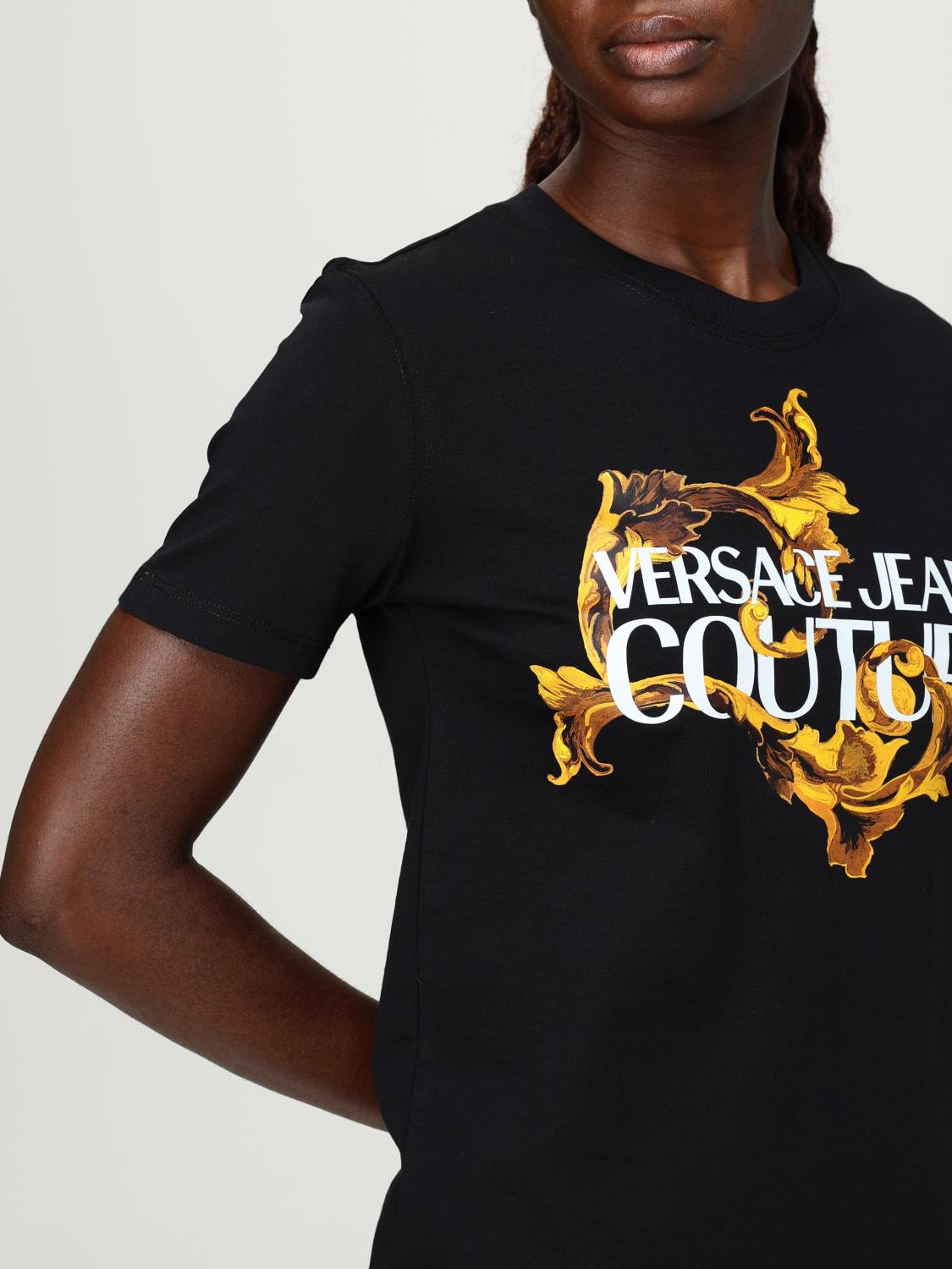 [VERSACE JEANS COUTURE] T-shirts Short Sleeve FW25 79HAHE06CJ00E G89