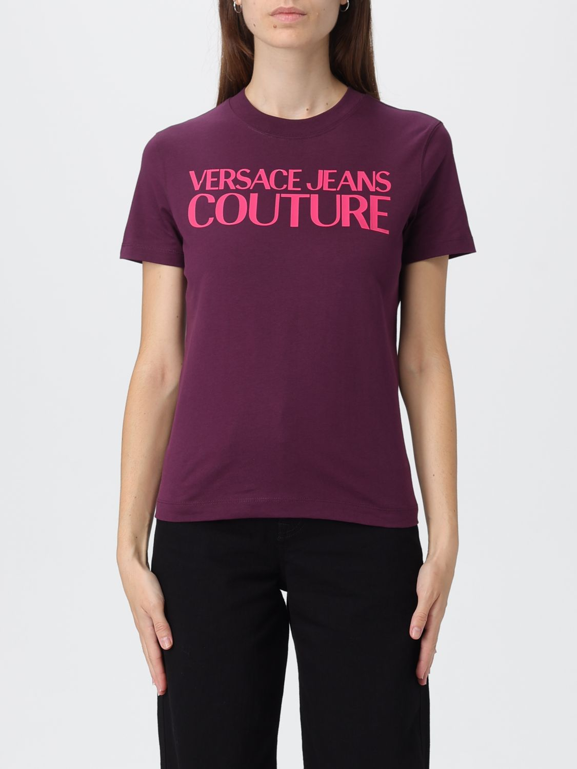 [VERSACE JEANS COUTURE] T-shirts Short Sleeve FW25 79HAHE05CJ00E 317