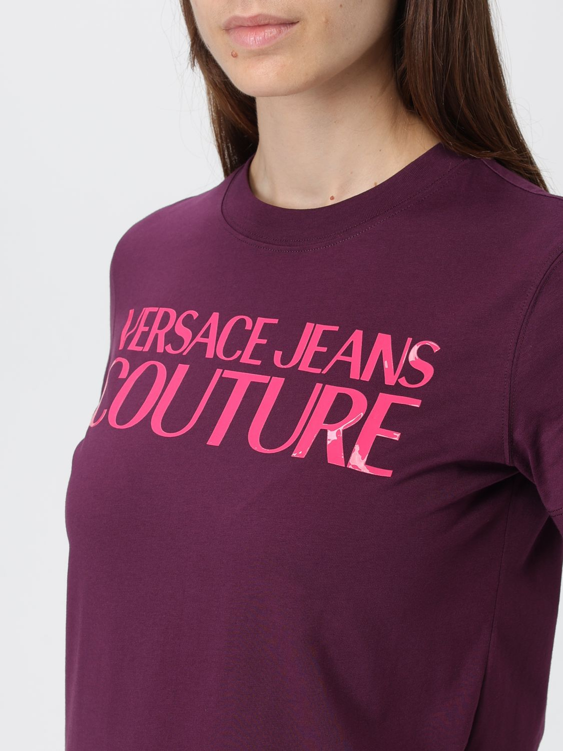 [VERSACE JEANS COUTURE] T-shirts Short Sleeve FW25 79HAHE05CJ00E 317