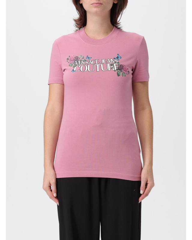 [VERSACE JEANS COUTURE] T-shirts Short Sleeve FW25 79HAHB00CJB01 459