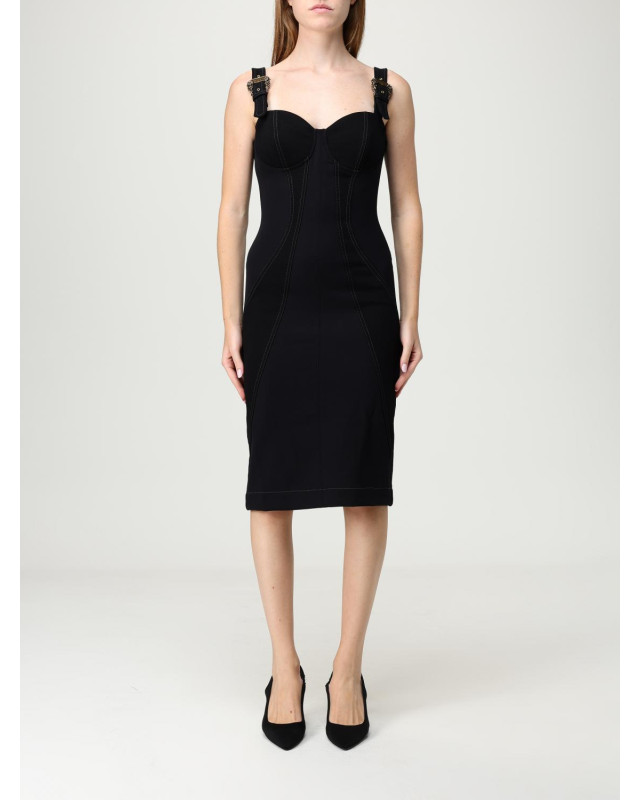 [VERSACE JEANS COUTURE] Sleeveless dress FW25 79HAO94MDT037 909