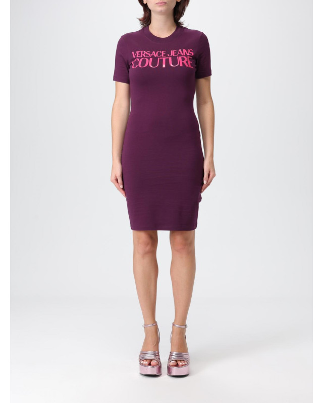 [VERSACE JEANS COUTURE] Short sleeve dress FW25 79HAOE05CJ02E 317