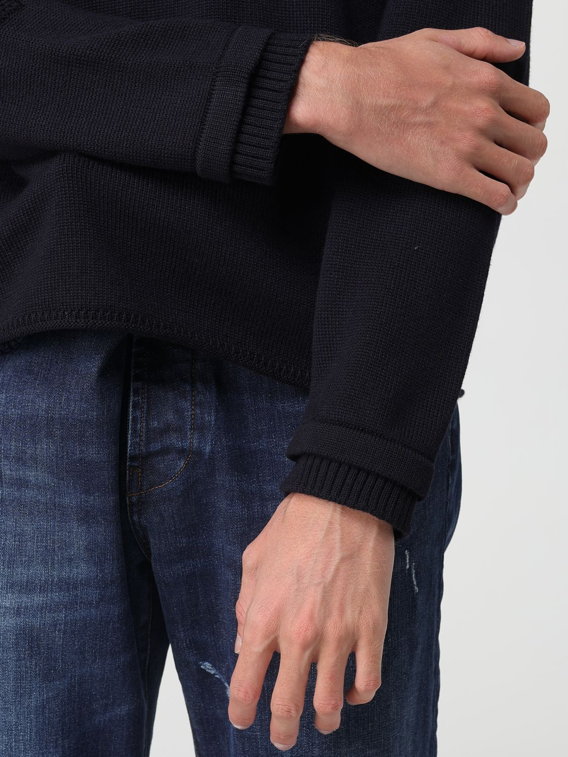 [Premiata] Knitwear FW25 PMG22 WOOL BLUE