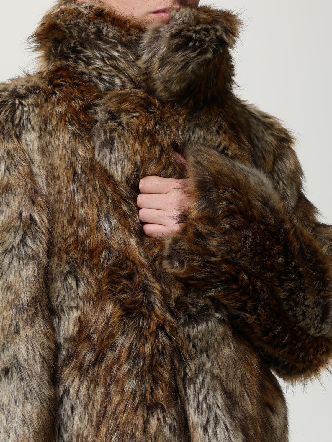 [MM6 Maison Margiela] Fur Jacket FW25 S52AM0326M35464 001F