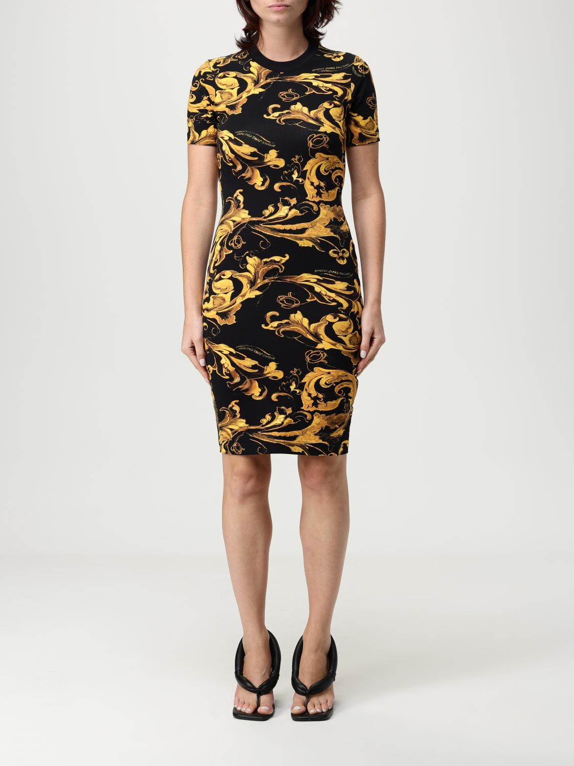 [VERSACE JEANS COUTURE] Short sleeve dress FW25 79HAO939JS504 G89