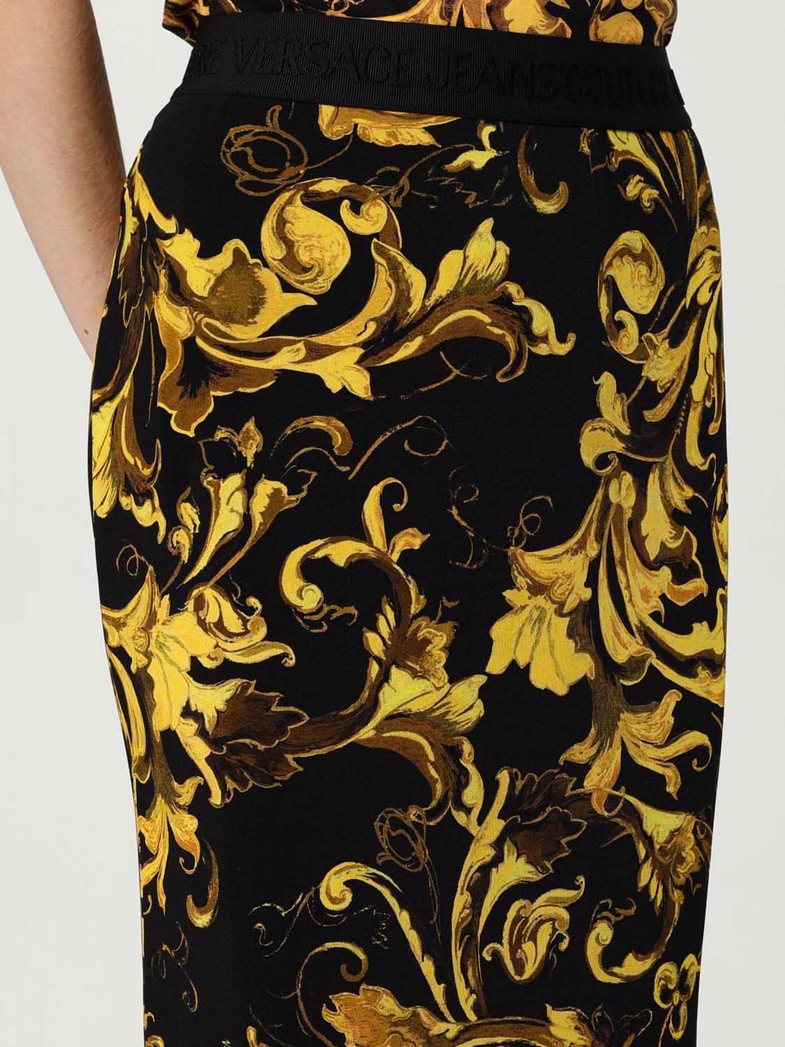 [VERSACE JEANS COUTURE] Long skirt FW25 79HAE806JS500 G89