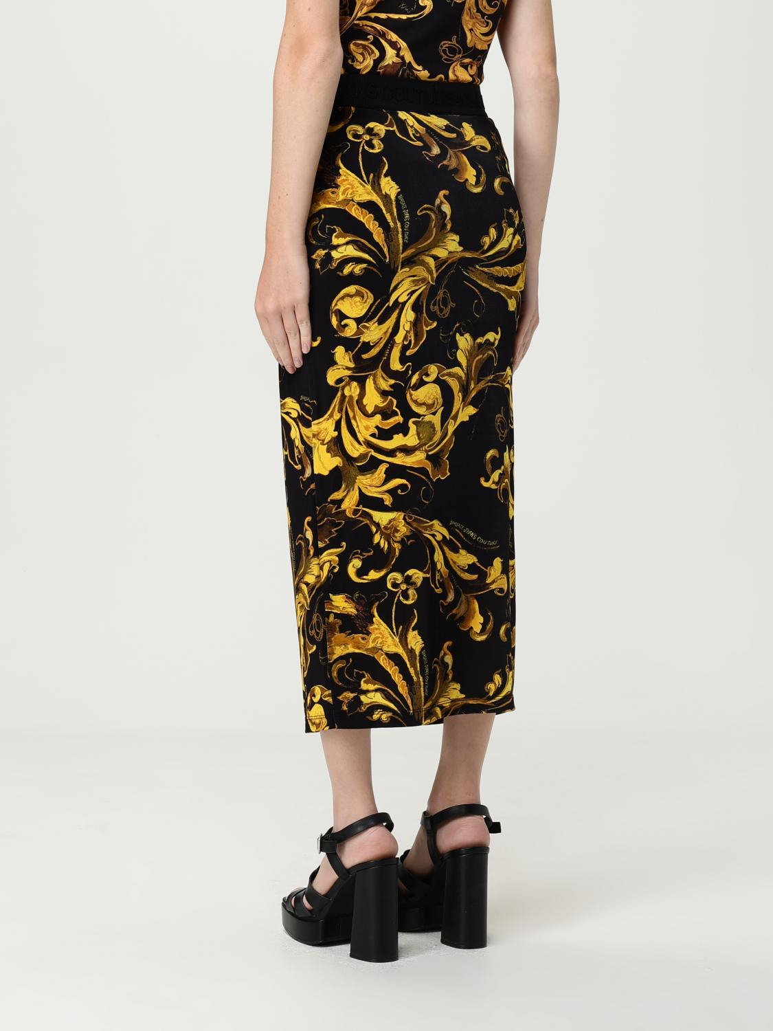 [VERSACE JEANS COUTURE] Long skirt FW25 79HAE806JS500 G89