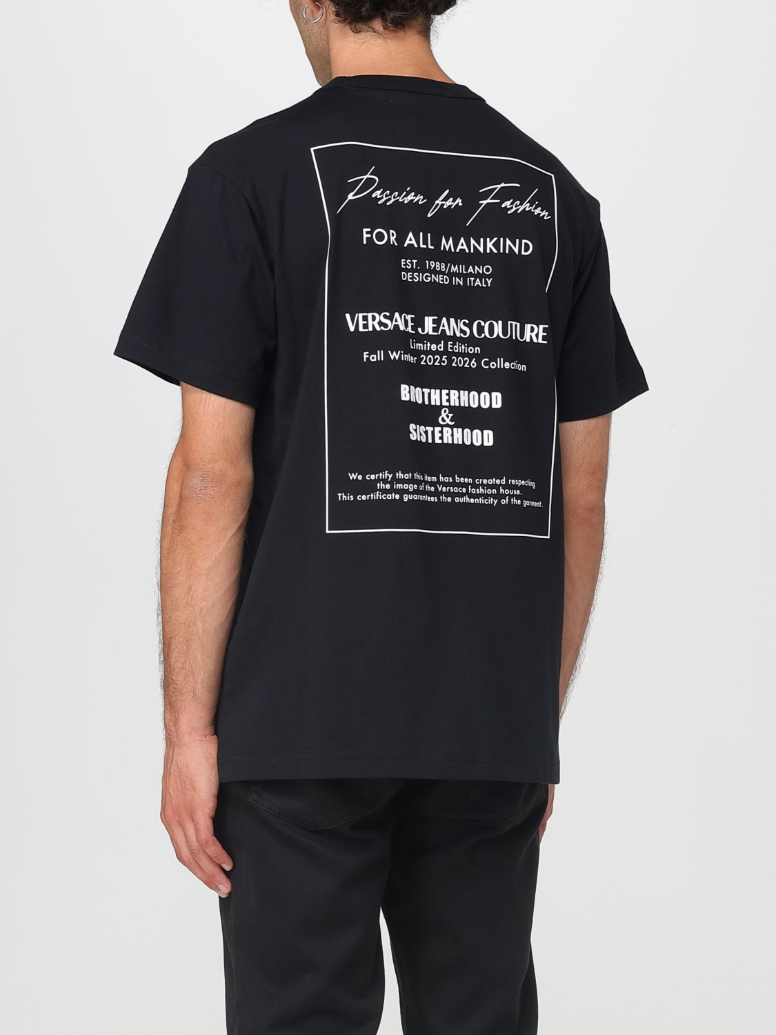 [VERSACE JEANS COUTURE] T-shirts Short Sleeve FW25 79GAHE10CJ00E 899