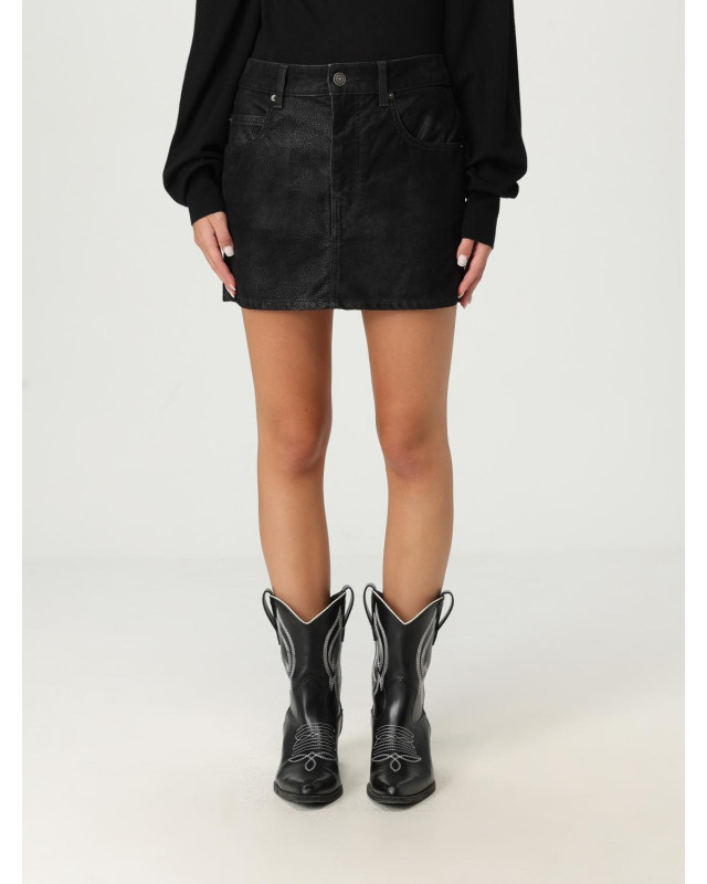 [Isabel Marant Etoile] Mini skirt FW25 JU0363FAC3B01E 01BK