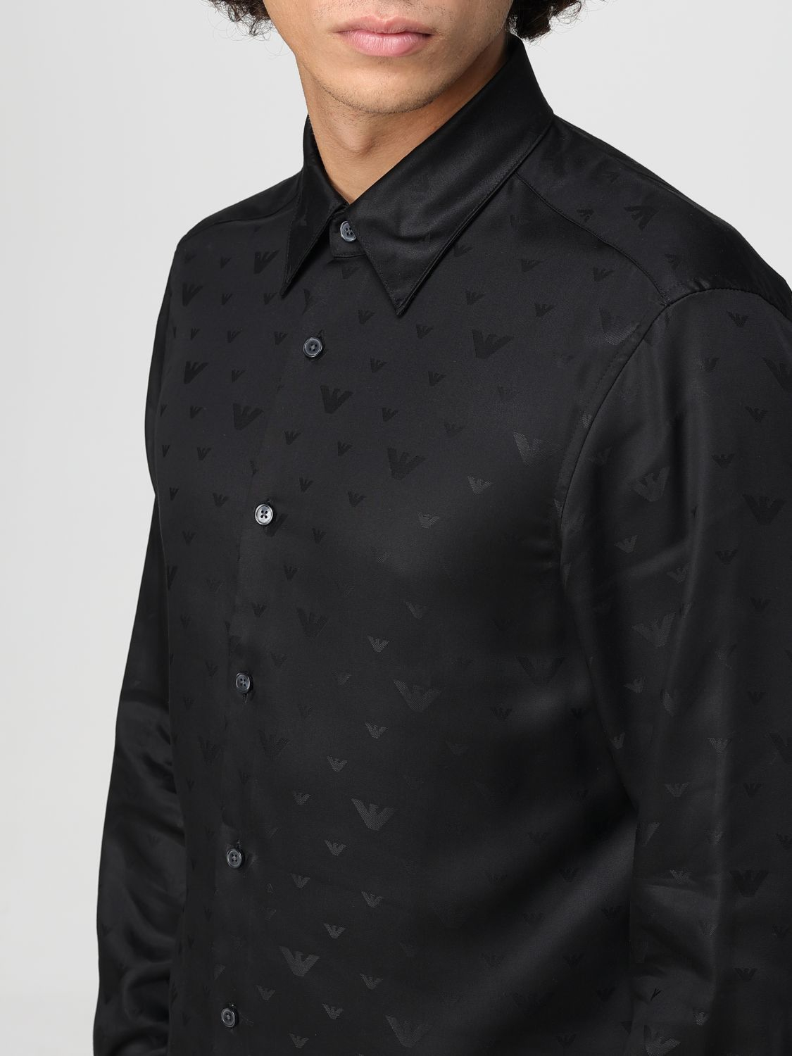 [Emporio Armani] Shirts Long Sleeve FW25 EM001537AF15074 FC218
