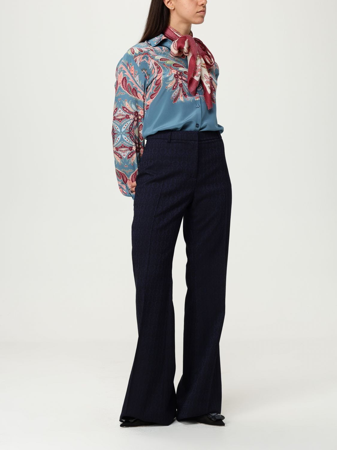 [Etro] Shirts Long Sleeve FW25 WRIA0019AKA37 X0884