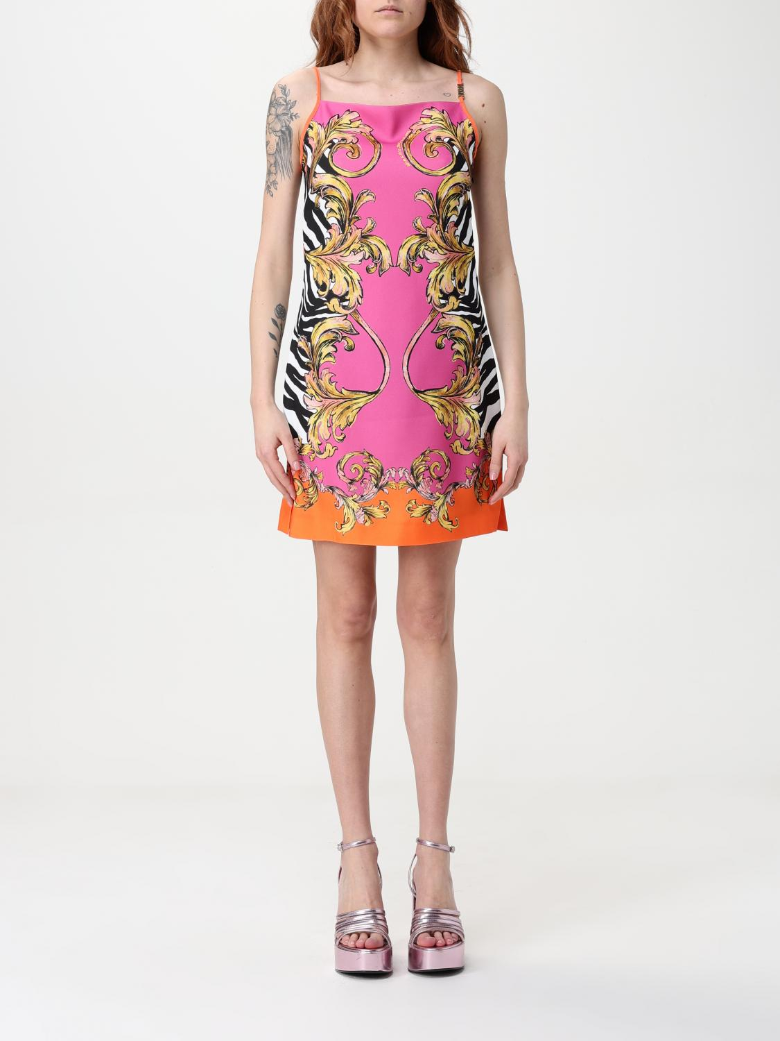 [VERSACE JEANS COUTURE] Sleeveless dress FW25 78HAO9P7NS651 494