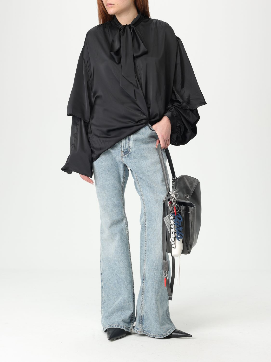 [Balenciaga] Shirts Long Sleeve FW25 814139TKN01 1000