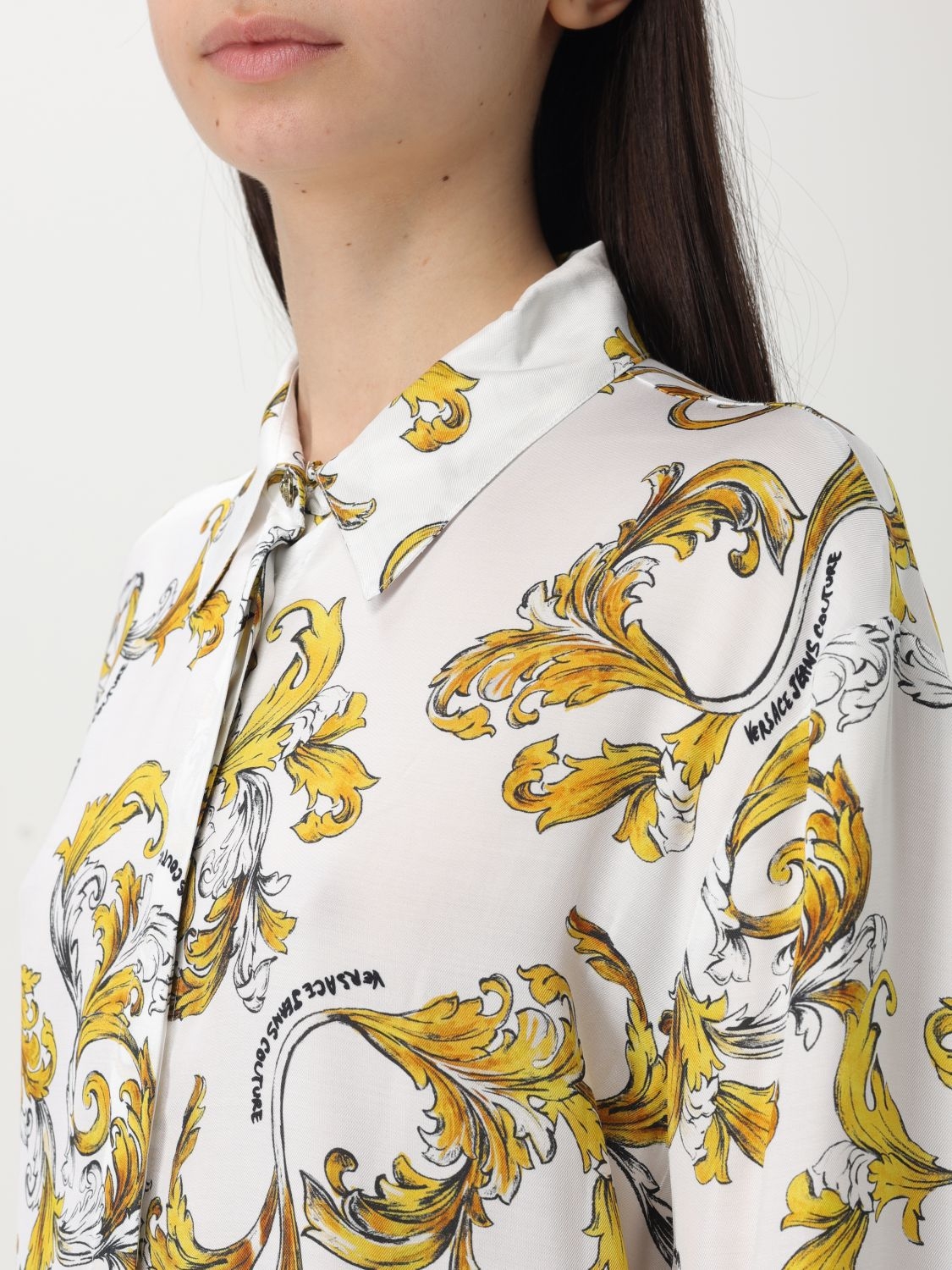 [VERSACE JEANS COUTURE] Shirts Long Sleeve FW25 78HAL222NS639 G03