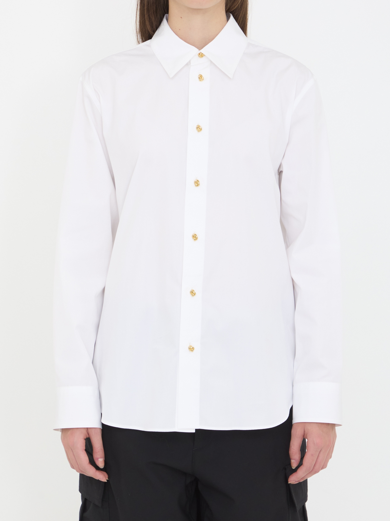 [Bottega Veneta] Shirts Long Sleeve SS26 838420_V2H20_9000