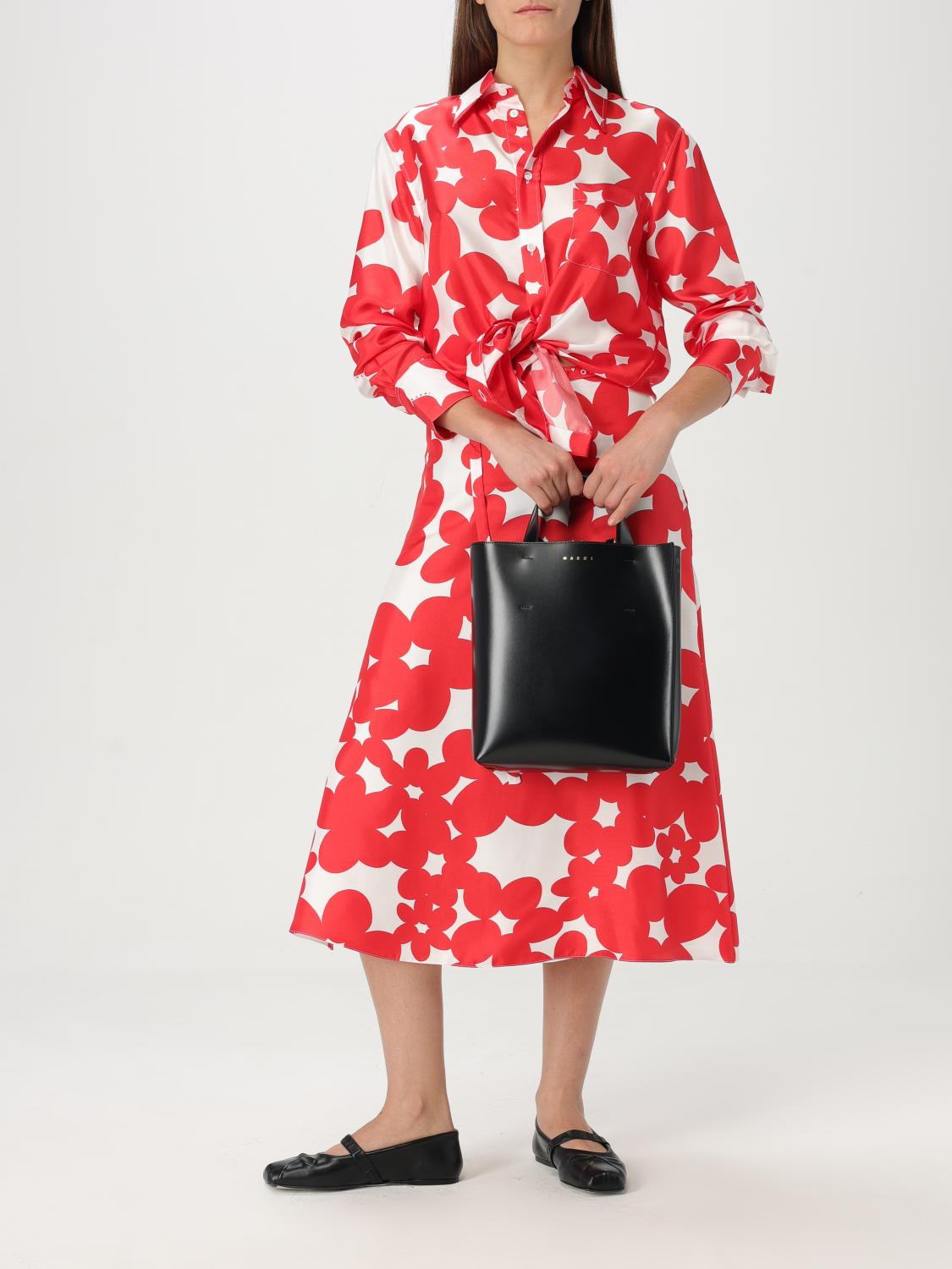 [Marni] Midi skirt FW25 GOMA0709CSUTSG26 DIR63