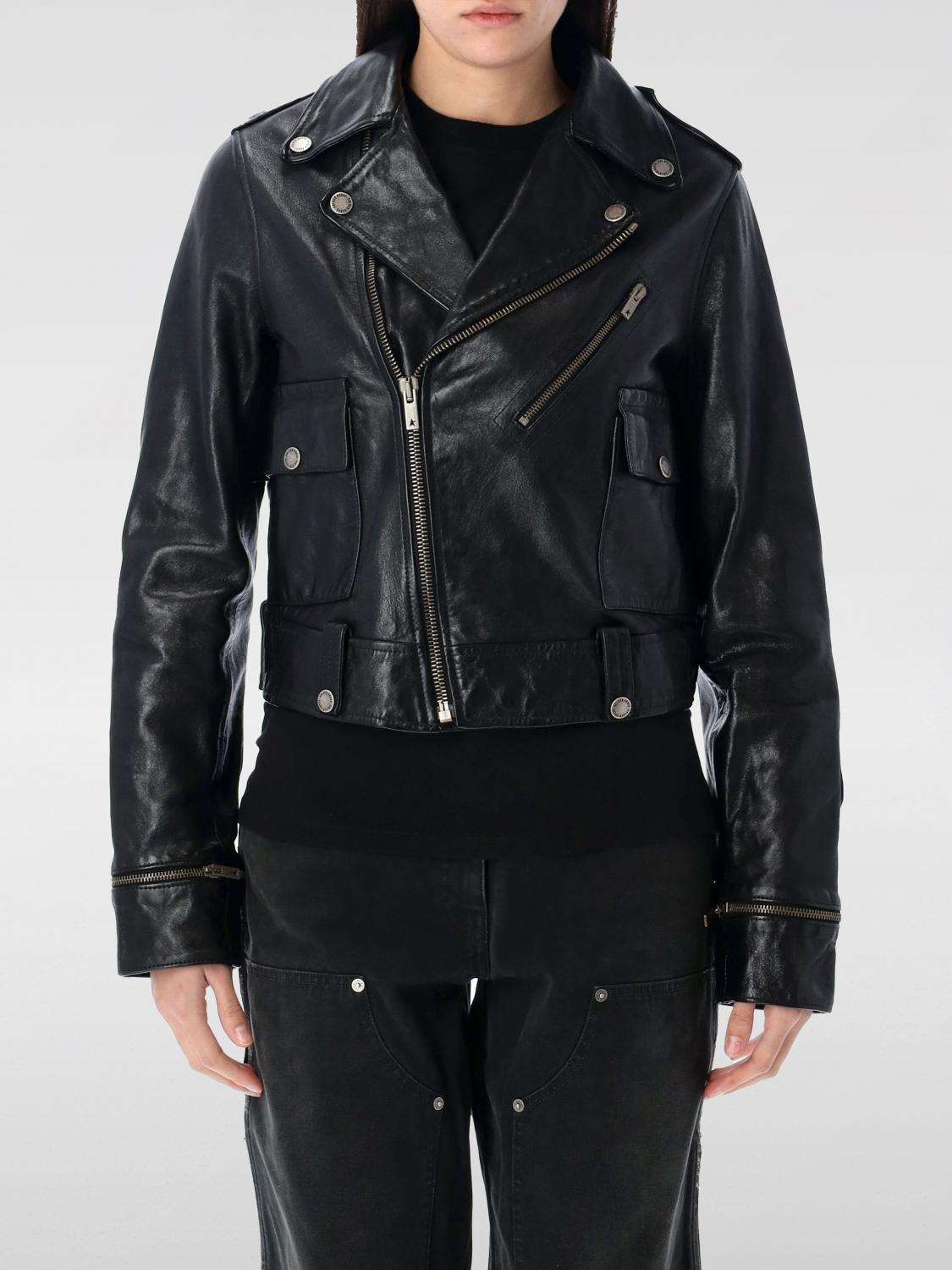 [Golden Goose] Leather Jacket FW25 GWP02137P00119590100