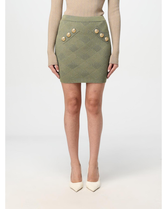 [Balmain] Mini skirt FW25 DF0LB196KH60 7CO