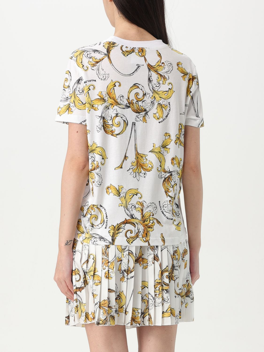 [VERSACE JEANS COUTURE] T-shirts Short Sleeve FW25 78HAH613JS458 G03