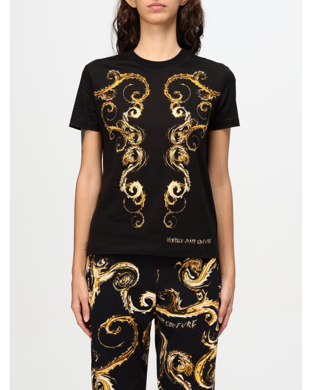 [VERSACE JEANS COUTURE] T-shirts Short Sleeve FW25 77HAH6P3JS424 G89