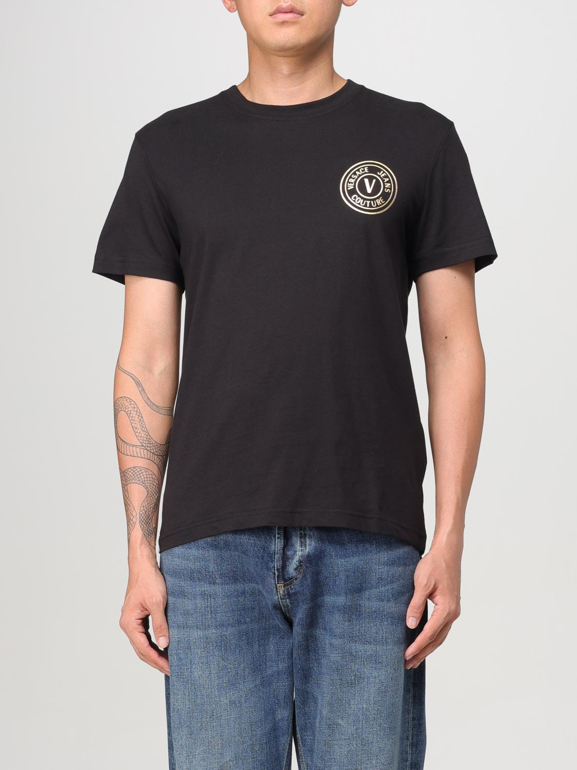 [VERSACE JEANS COUTURE] T-shirts Short Sleeve FW25 77GAHT00CJ00T G89
