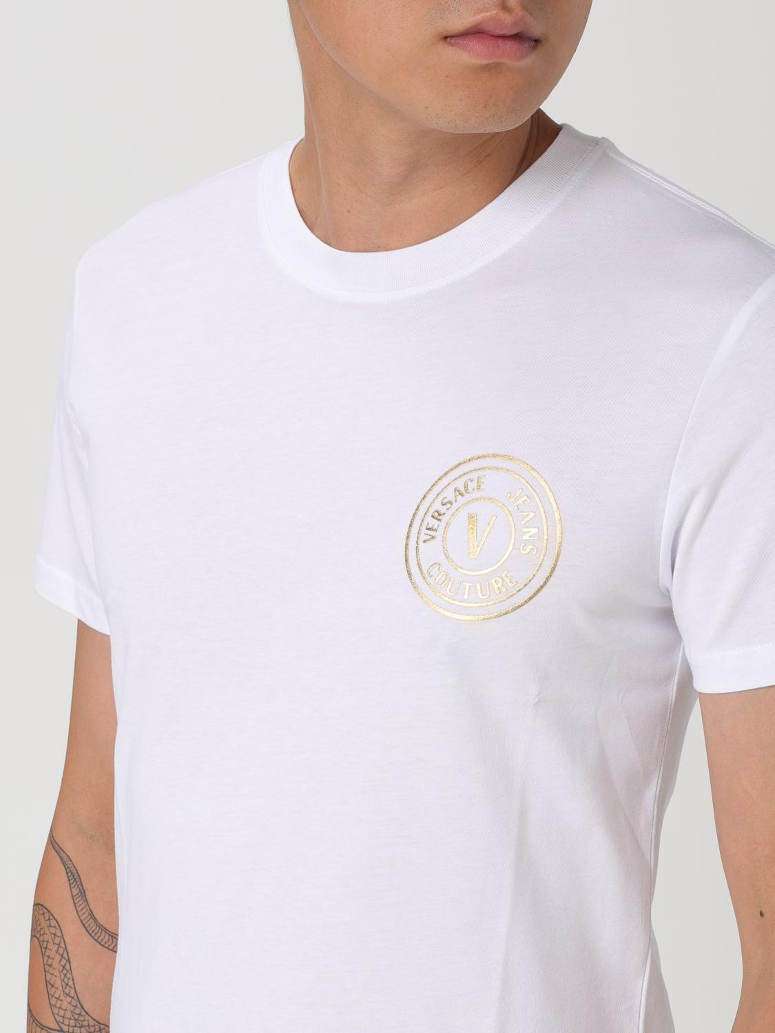 [VERSACE JEANS COUTURE] T-shirts Short Sleeve FW25 77GAHT00CJ00T G03