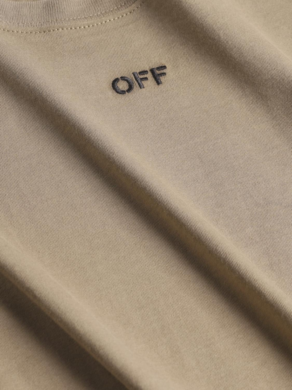 [Off-White] T-shirts Short Sleeve FW25 OMAA027F23JER008 6110