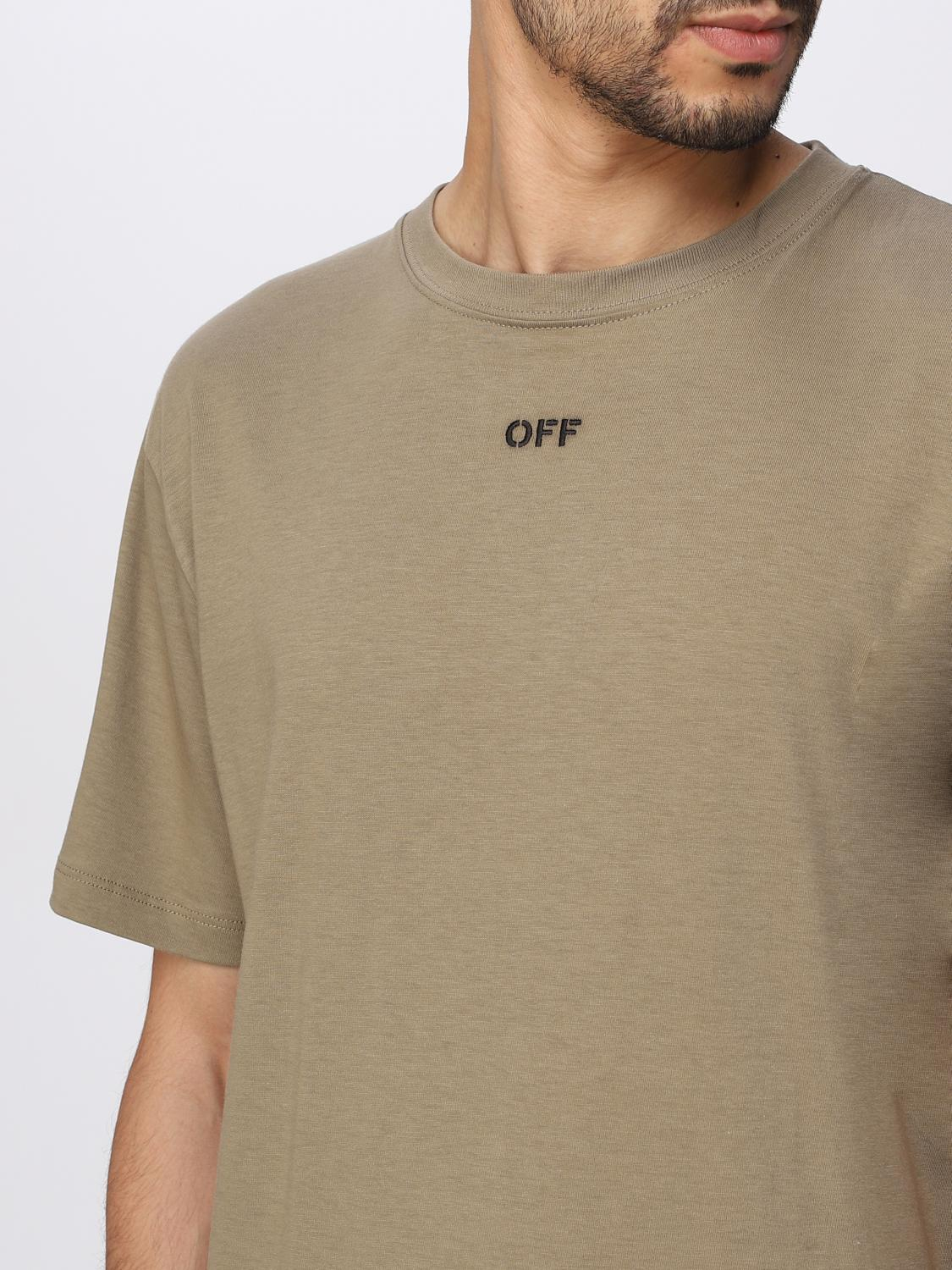 [Off-White] T-shirts Short Sleeve FW25 OMAA027F23JER008 6110