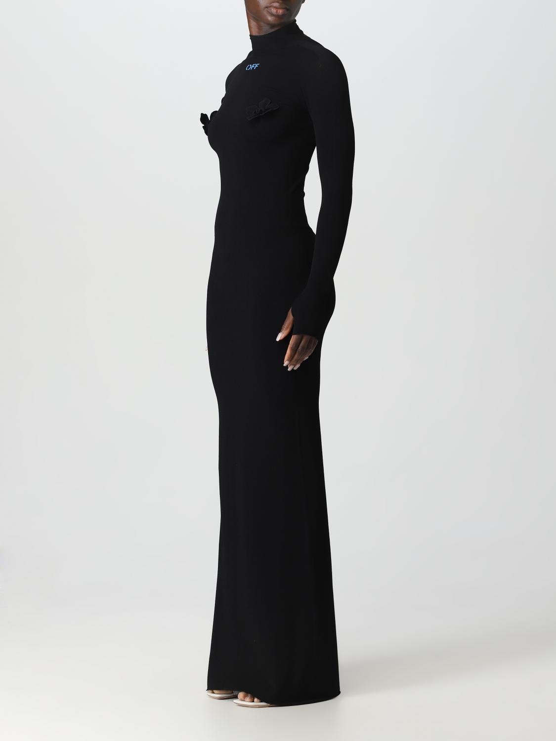 [Off-White] Long sleeve dress FW25 OWHI090S23KNI001 1045
