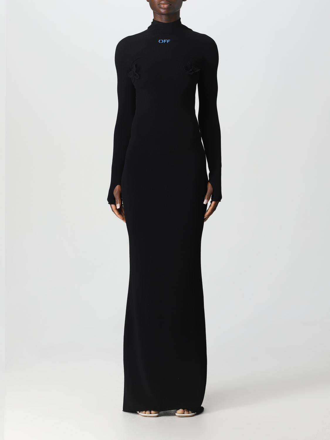 [Off-White] Long sleeve dress FW25 OWHI090S23KNI001 1045