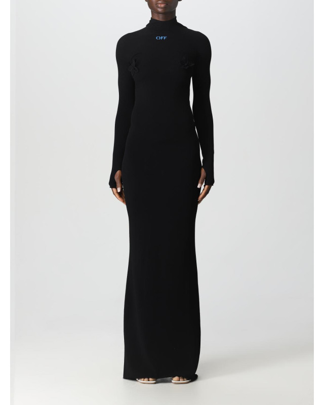 [Off-White] Long sleeve dress FW25 OWHI090S23KNI001 1045