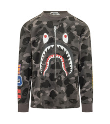 [BAPE] T-shirts Long Sleeve SS26 001LTM301006M BLACK