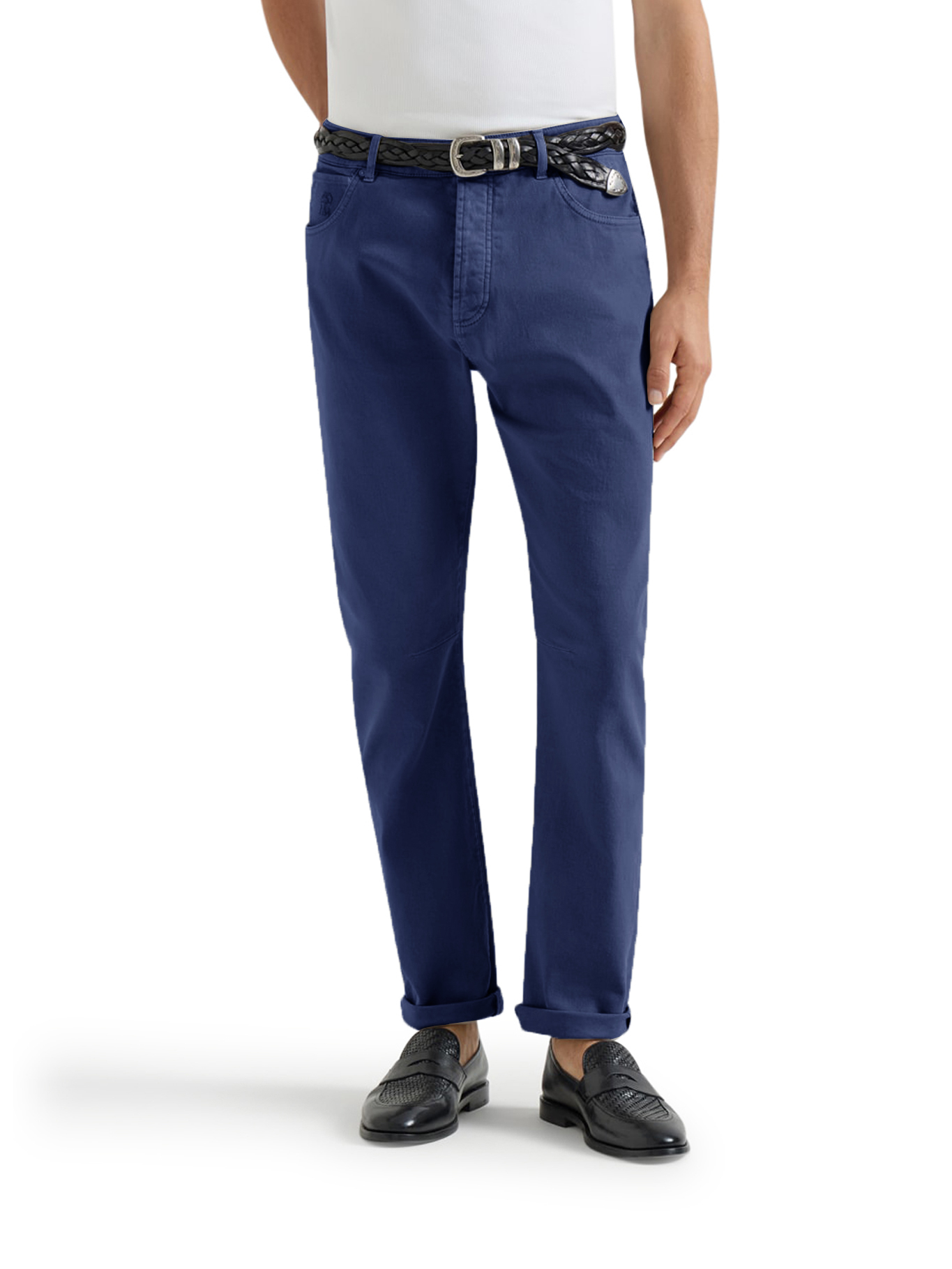 [Brunello Cucinelli] Trousers SS26 M277PX1290C7504 DENIM