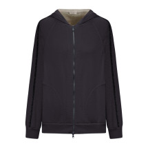 [Brunello Cucinelli] Zip up SS26 MD828SM606C9142 CARBON FEATHER