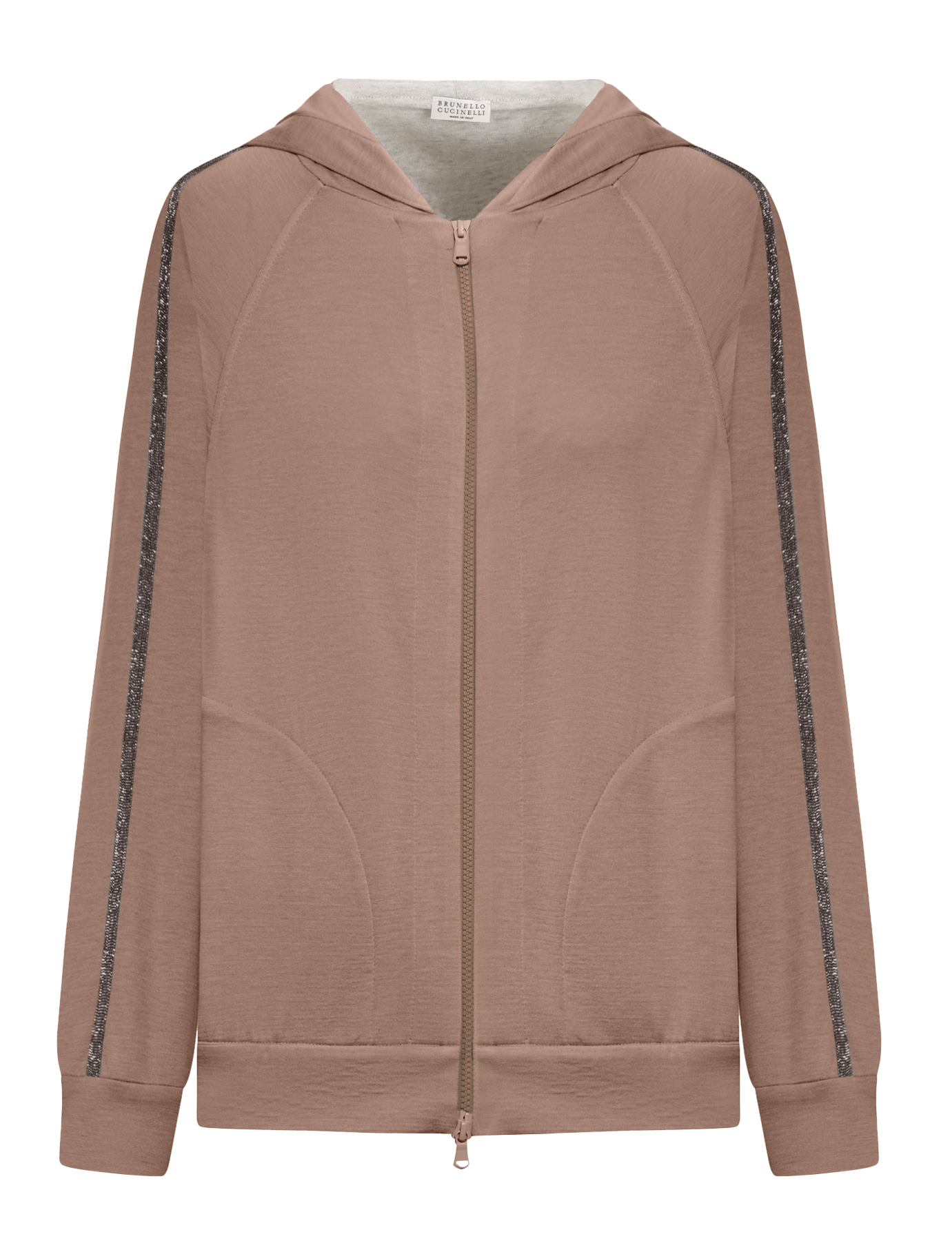 [Brunello Cucinelli] Zip up SS26 MD828SM606C9141 MAUVE PEARL