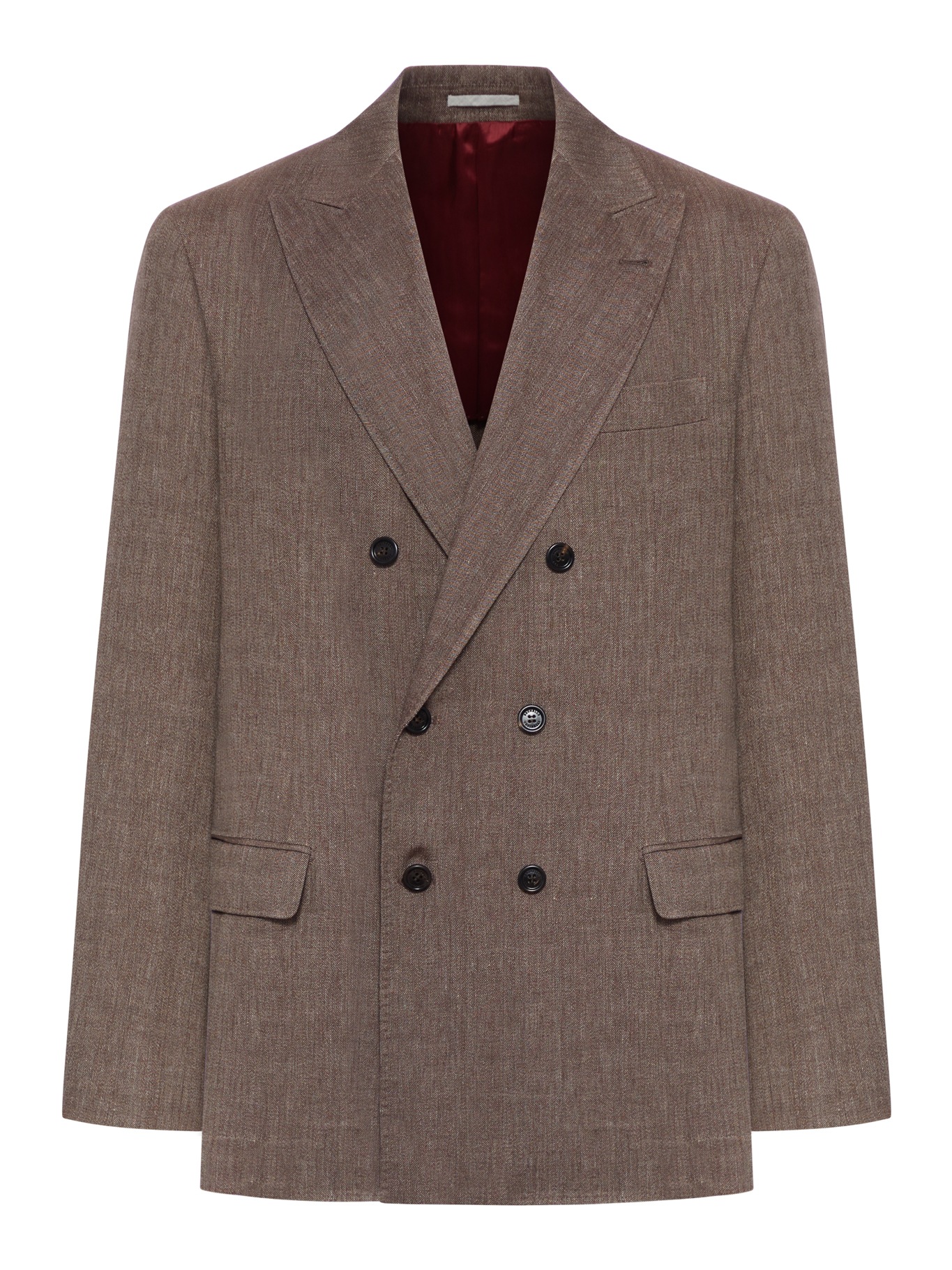 [Brunello Cucinelli] Blazer SS26 MZ4087BPDC009 NOCCIOLA